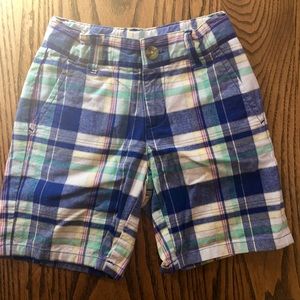 Boys plaid shorts